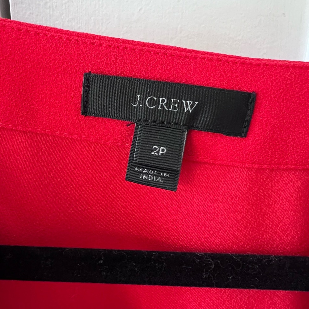 Jcrew Red blouse - Picture 5 of 6